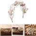 FRCOLOR Peal Flower Headband Bride Headband Boho Leaf Floral Wedding Garland Hair Bands for Womens Hair Fairy Headband for Party Prom Props Hair Accessories for Girls - Buy Online on GoSupps.com