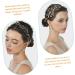 DOITOOL Crystal Double Hair Comb Bridal Hair Comb Wedding Hair Vine for Brides Bridal Hair Accessories for Wedding Decorative Hair Combs Bridesmaid Headgear Alloy Manual - Buy Online on GoSupps.com