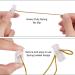 PandaHall 160pcs Clear Spring Fastener 8 Styles Plastic Spring Cord Locks Toggle Stopper Slider Buttons for Drawstring Shoelaces Clothing Backpack Bags Fastening - Buy Online on GoSupps.com