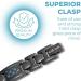 Buy Willis Judd Men's Blue Carbon Fiber Titanium Magnetic Bracelet - Adjustable Luxury & Style - International Shipping Available - Buy Online on GoSupps.com