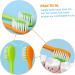 Healeeved 12 STK Cartoon Carrot Toothbrush - Kids Manual Travel Toothbrushes for Daily Use - Buy Online on GoSupps.com