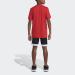 adidas Boys' Elastic Waistband Winner Short - X-Large Black/Scarlet - Buy Online on GoSupps.com