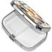 Japanese Mushroom Painting Pill Case | Cute 2 Compartment Travel Organizer | Small Pill Box for Purse & Gifts - Buy Online on GoSupps.com
