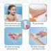 VOSTEVAS Ultra Soft Bath Body Shower Sponge - Exfoliating Spa Scrub for Dead Skin Removal - Ideal for Adults, Children, and Pregnant Women - Blue - Buy Online on GoSupps.com