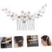 FRCOLOR Rhinestone Bridal Comb Bride Headpieces for Wedding Hair Teasing Comb Floral Headpiece Bridal Hair Combs Wedding Hair Clip Rhinestone Headpiece Honey Brows Accessories Crystal Abs - Buy Online on GoSupps.com