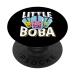 Little Boba Tea - Cute Bubble Tea Shirt for Kids PopSockets PopGrip: Swappable Grip for Phones & Tablets Standard