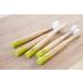 Bamboo Kids Toothbrush Set with Fluoride-Free Baby Toothpaste - Safe for Infants & Toddlers | Vitamin C Enriched | BPA-Free & Biodegradable | Ages 6-12 Months | 1 Toothbrush + 1 Toothpaste - Buy Online on GoSupps.com