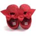 LACOFIA Baby Girls Christening Shoes 12-18 Months Anti-Slip Prewalkers - Red - Buy Online on GoSupps.com