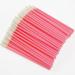 ZHIYE Lip Brushes 100Pcs Pink Disposable Lip Brushes Make Up Brush Lipstick Lip Gloss Wands Applicator Tool Makeup Beauty Tool Kits