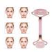 Jade Roller & Gua Sha Set | Pink Face Roller & Gua Sha Tools for Skin Care & Puffiness Relief - Buy Online on GoSupps.com
