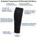 Kingbridal Unisex Footless Calf Compression Sleeves 20-30 mmHg - Black, Medium - Buy Online on GoSupps.com