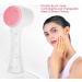 Double Sided Facial Cleansing Brush | Exfoliating & Massage Soft Bristles | Silicone Pore Cleaner for Blackheads, Acne | Multi-Purpose Wet/Dry | Pink - Buy Online on GoSupps.com