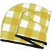 Yellow Checkboard Microfiber Hair Towel - Super Absorbent Soft Wrap for Long Curly & Thick Hair - Quick Dry Coral Velvet Cap for Women - Buy Online on GoSupps.com