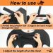 Vivifying Bat Wing Dog Costume - Adjustable Halloween Bat Wings with Pumpkin Bell for Cosplay & Parties | Fits Neck 15-24.8in Breast 18.5-32in - Buy Online on GoSupps.com