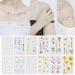 Daisy Flower Temporary Tattoos - 12 Summer Stickers for Women and Girls | Body Art for Arm, Shoulder, Wrist, and Face - Buy Online on GoSupps.com