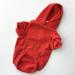 Zoonpark Dog Hoodie - Soft Fleece Winter Clothing for Small Medium & Large Dogs | Security Inscription | 2XL 48.5cm Red - Buy Online on GoSupps.com