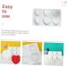 Zerodeko 2pcs Love Rose Mold Cake Mold Ice Cube Mold Rose Cake Pan Molds Silicone Shapes Silicone Mold Heart Shaped Ice Cube Trays Hear Cake Gum Paste Cheese Silica Gel Butter 3D - Buy Online on GoSupps.com