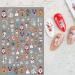 Cartoon Christmas Nail Stickers 9 Sheets Self-Adhesive Nail Decal Nail Art Decoration Design Supplies - Buy Online on GoSupps.com
