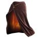 Heating cushion heating ceiling back heat cushion USB -heated scarf electrical heating blanket flannel ceiling with 3 heating level settings for car office at home travel 100 x 70 cm furniture blankets (brown a) brown a