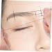 Hemoton 2pcs Ink Eyebrow Powder Stamp Kit Eyebrow Permanent Stencil Wire Ruler Eyebrow Line Simple - Buy Online on GoSupps.com
