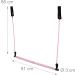 Buy Relaxdays Pilates Stick Set - 2 Resistance Bands with Foot Loop for Yoga & Fitness - Pilates Training Device in Pink - Buy Online on GoSupps.com