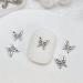 10Pcs 3D Butterfly Nail For Nails Alloy Butterfly Nail Decoration Alloy Nail Butterfly Nail Manicure Accessories Manicure Accessories Silver - Buy Online on GoSupps.com