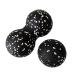 2x massage ball fascia ball set peanut duo massage balls duoball 8 cm and 16 cm ideal for self myofascial trigger point release deep tissue massage yoga - relieve stress and relax muscles