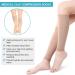 Yosoo Health Gear Compression Calf Sleeves 20-30mmHg - Beige Large | Footless Compression Stockings for Shin Splint, Varicose Vein, Edema - Men & Women - Buy Online on GoSupps.com