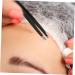 PLAFOPE Double-Ended Eyebrow Tweezers Eyebrow Tweezer Professional False Eyelash Pick Tool Professional Tweezer Specialty Tools Eyebrow Trimming Tweezer Stainless Steel - Buy Online on GoSupps.com