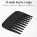 Professional Anti Static Wide Tooth Detangling Comb - Salon Quality Afro Comb for Men and Women - Buy Online on GoSupps.com