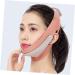 DOITOOL Thin Face Belt Lifting Tape V Shaped Face Lifting Belt Silicone Rice Paddle Spoon V Line Belt Face Shaping Strap Chin Straps Double Chin Reducer Breathable Small Device Spandex - Buy Online on GoSupps.com