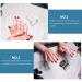 Lurrose 3 Sets Nail Art Silicone Stamp Kit - French Tip Nail Printer & Seal with Frosted Scraper for Perfect Manicures - International Shipping Available - Buy Online on GoSupps.com