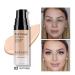 SACE LADY 4Pcs Makeup Set - Flawless Matte Foundation Full Coverage Concealer Oil Control Powder & Sponge - Waterproof Natural Cosmetics Kit for All Skin Types - Buy Online on GoSupps.com