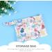 Lurrose 4-Pack Waterproof TPU Storage Bags Practical Zippered Tampon Holders Sanitary Pouch Breathable & Multi-Color Options (18x14cm) - Buy Online on GoSupps.com