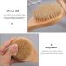 Beaupretty Wooden Bath Brushes 2Pcs - Body Wash Scrubber & Massager Tool - Buy Online on GoSupps.com