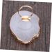 Healeved Nail Art Resin Palette Tray | Football Bow Makeup Holder | Mini Nail Polish Display | White & Gold Nail Art Plates - Buy Online on GoSupps.com