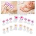 Beaupretty Silicone Flower Toe Separators - 2 Boxes Individual Toe Spacers for Pedicure - Nail Stretchers for Home and Salon Use (Mixed Color) - Buy Online on GoSupps.com
