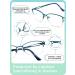 LianSan Superior Progressive Multifocus Reading Glasses for Women - No-Line Multifocal Computer Readers (2.50x Blue) | International Shipping Available - Buy Online on GoSupps.com
