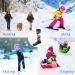 FanNicoo Kids Ski Socks - 3 Pack, Non-Slip Cuff, Warm & Soft - Orange, Gray, Blue - Buy Online on GoSupps.com