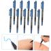 Baluue 10pcs Pen Pen Waterproof Brow Pencil Brow Pen Tool Pen Plastic Blue 13.9x1.8cm Blue - Buy Online on GoSupps.com