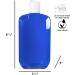 HYGCO 16 oz Plastic Clear Bottle (12 Pack) with White Disc Top Cap - Made in USA - Buy Online on GoSupps.com