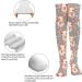 Aiyoolee Vintage Compression Thigh High Crew Socks - Axolotls Hearts & Bubbles Gray - Girls' Athletic Breathable Socks for Sports & Parties - Buy Online on GoSupps.com