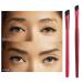 Buy 2 Pieces Red Eyebrow Brush Set - Multifunction Eyeliner & Angled Makeup Brushes for Precise Application - International Shipping Available - Buy Online on GoSupps.com