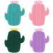 Cactus Design Wash Face Brush Silicone Facial Scrubber Cleanser Exfoliator - Buy Online on GoSupps.com