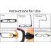 4 Pack Blue Light Blocking Folding Reading Glasses - Lightweight & Portable for Men & Women 2.0 Diopters Mixed Colors - Buy Online on GoSupps.com