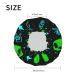 Women's Harajuku Punk Alien Waterproof Shower Cap - Reusable Stretch Hem Hair Hat - Buy Online on GoSupps.com