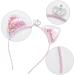 Tbestmax 6 Cat Ear Headbands for Party Costume and Daily Decorations - 6 Pcs Plastic Hair Hoops for Women and Girls - Buy Online on GoSupps.com