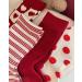 Chinese Zodiac Lucky Socks Gift Set - 4 Pairs of Red Cotton Socks for Girls, Size 34-40 - Buy Online on GoSupps.com