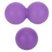 Healeved 2st Yoga Ball Massageball Massage balls for the back lacrosse balls Massage ice hockey foot massager massage roller muscle massage device for home household gymnastics ball fascia