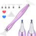 benote Metal Diamond Art Painting Pen Screw In Tip  Ergonomic Diamond Drill Pen Tools 5D Diamond Art with Multi Interchangeable Tip for Arthristic Hand Cramp - Purple